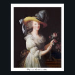 Póster Marie Antoinette<br><div class="desc">Retrato de Marie Antoinette,  de Lebrun.</div>