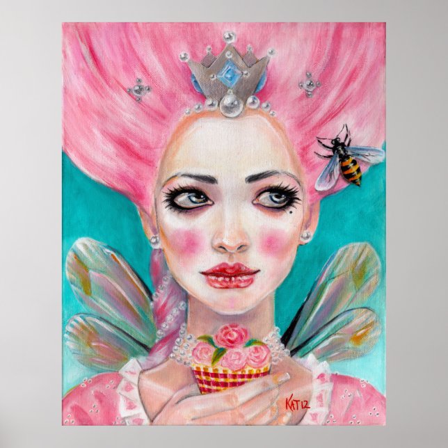 Póster Marie Antoinette Cupakes Faerie - Reina poster de  (Frente)