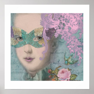 Póster Marie Antoinette Masquerade Poster