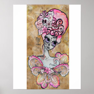 Póster Marie Antoinette, Poster del Día de los Muertos