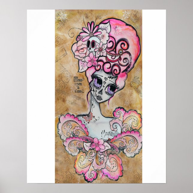 Póster Marie Antoinette, Poster del Día de los Muertos (Frente)