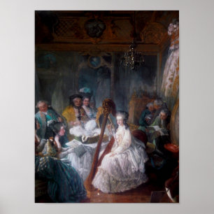 Póster Marie Antoinette Queen Francia ~ Imprimir / Poster