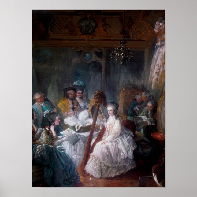 Póster Marie Antoinette Queen Francia ~ Imprimir / Poster (Frente)