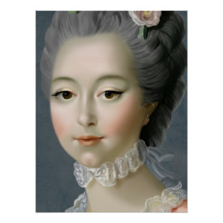 Póster Marie Antoinette – Romantic Rococo Portrait