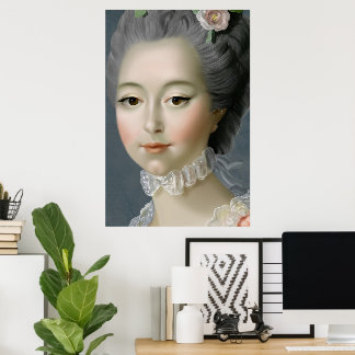 Póster Marie Antoinette – Romantic Rococo Portrait