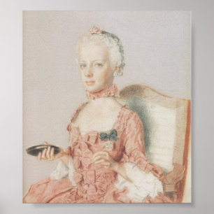 Póster Marie Antonia von Österreich –Jean-Étienne Liotard