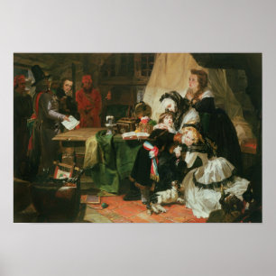 Póster Marie Antonieta y sus niños