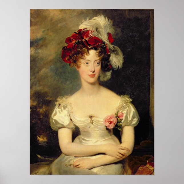 Póster Marie-Caroline de Bourbon Duchesse de Berry (Frente)