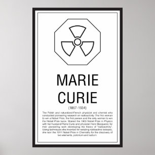 Póster Marie Curie
