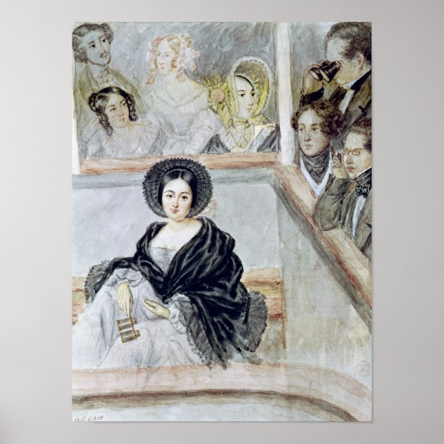 Póster Marie Duplessis  at the Theatre (Frente)