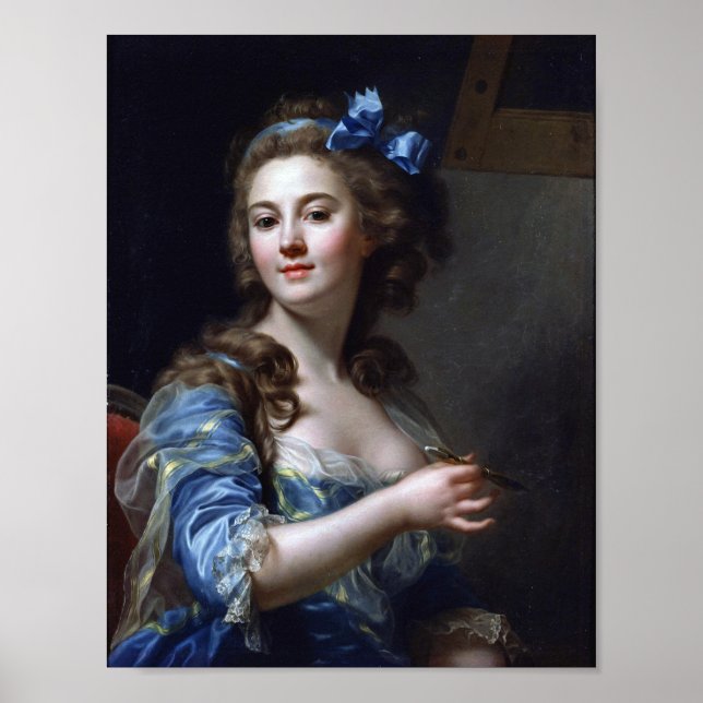 Póster Marie-Gabrielle Capet : Autorretrato (1783) (Frente)