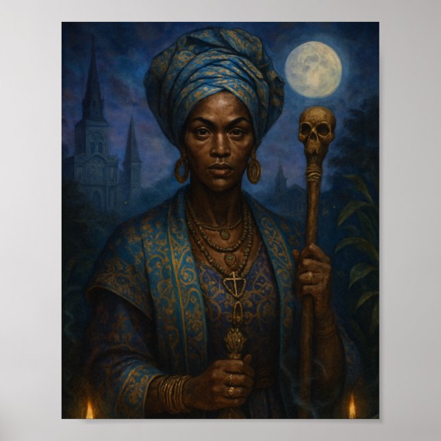 Póster Marie Laveau (Frente)
