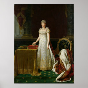 Póster Marie-Louise de Habsburgo Lorena, 1814