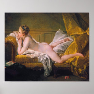 Póster Marie-Louise O'Murphy, amante de François Boucher