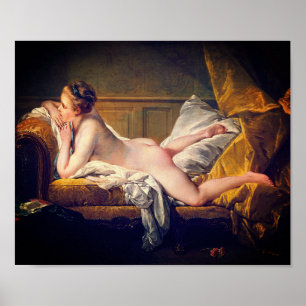 Póster Marie-Louise O'Murphy, amante de François Boucher