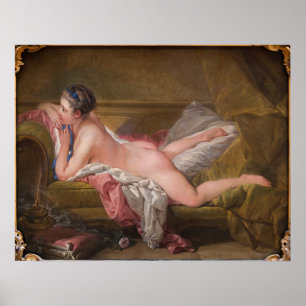 Póster Marie-Louise O'Murphy, amante de François Boucher
