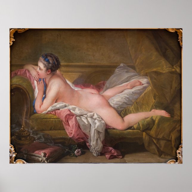 Póster Marie-Louise O'Murphy, amante de François Boucher (Frente)