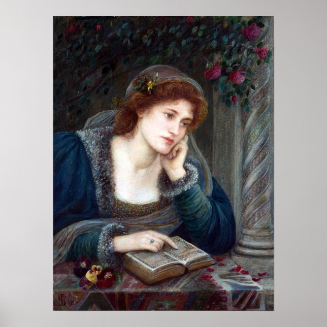 Póster Marie Spartali Stillman Beatrice (Frente)