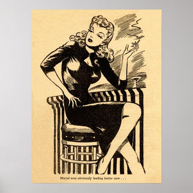 Póster Mariel se sentía mejor ahora... (Frente)