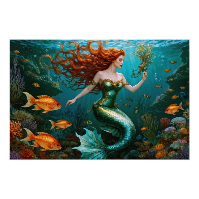 Póster "Marielle" - Hermosa sirena bailarina (Anverso)