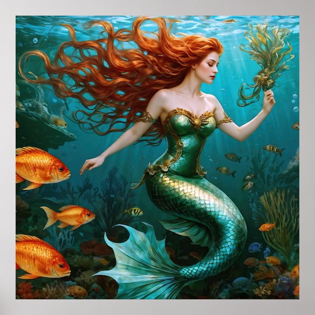 Póster "Marielle" V2 - Hermosa sirena bailarina (Frente)