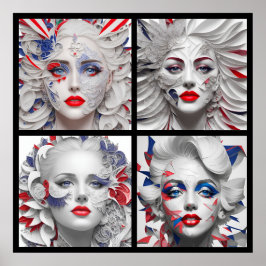 Póster marilyn evita paper girls ink 4/4 all in one