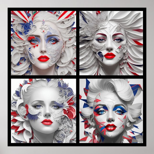 Póster marilyn evita paper girls ink 4/4 all in one (Frente)