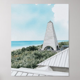 Póster Marina 30A Florida