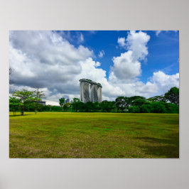 Póster Marina Bay Sands Singapore Skyline