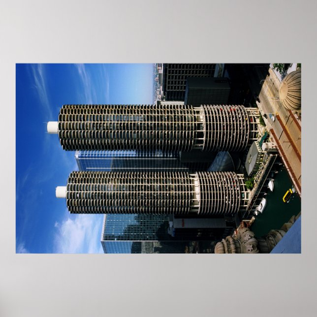Póster Marina City Chicago (Frente)