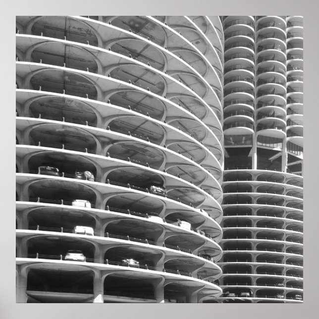 Póster Marina City Chicago (Frente)