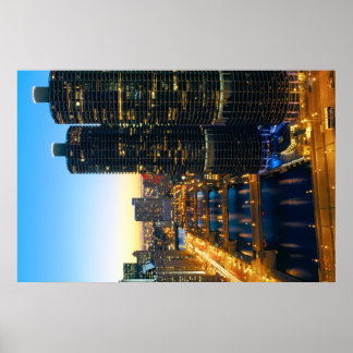 Póster Marina City Chicago