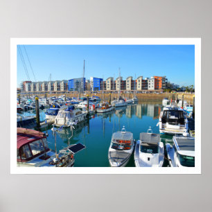 Póster Marina en St Helier, Jersey