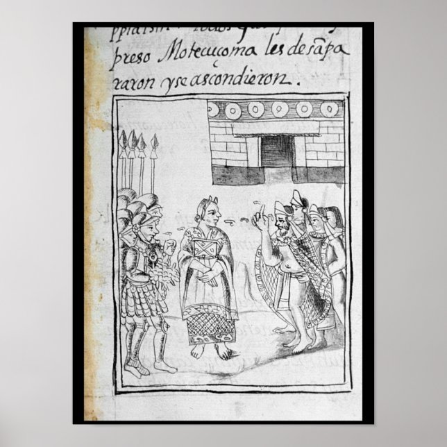 Póster Marina interpretando para los españoles (Frente)