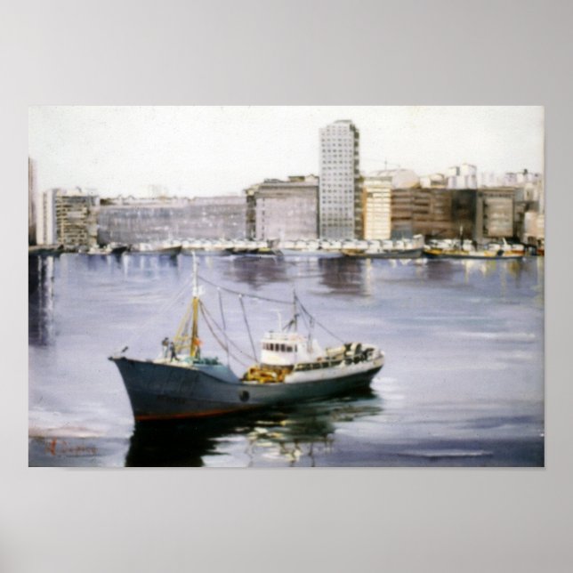 Póster Marina/Mariña/Marine (Frente)