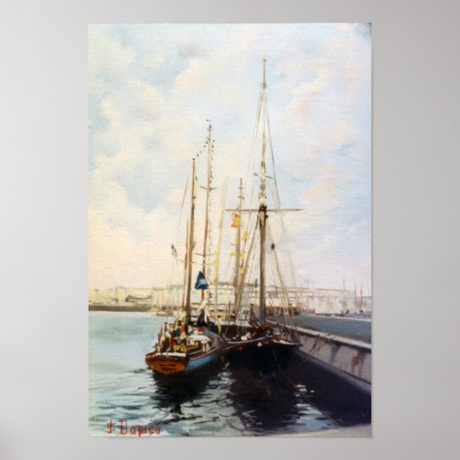 Póster Marina/Mariña/Marine (Frente)