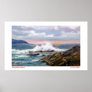 Póster Marina/Mariña/Marine