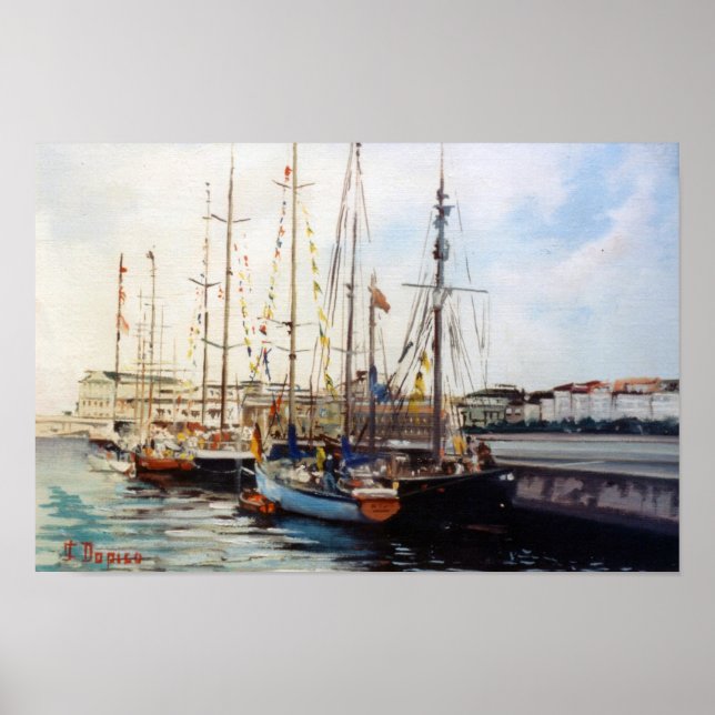 Póster Marina/Mariña/Marine (Frente)