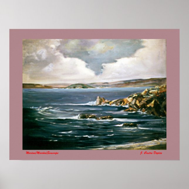 Póster Marina/Mariña/Seascape (Frente)