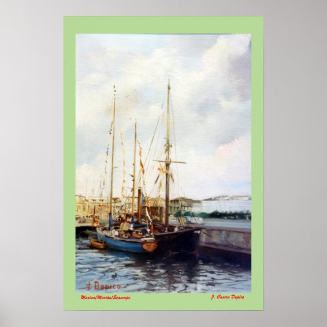 Póster Marina/Mariña/Seascape (Frente)