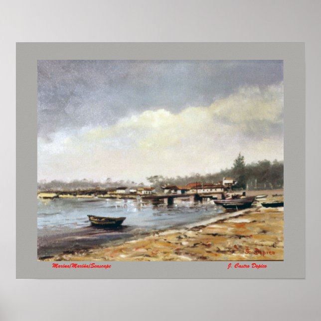 Póster Marina/Mariña/Seascape (Frente)