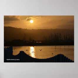 Póster Marina Sunrise IV