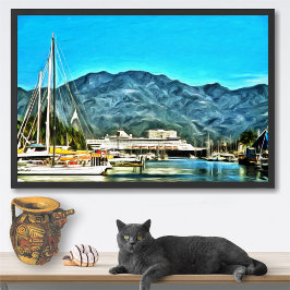 Póster Marina Vallarta 0946 Art Print