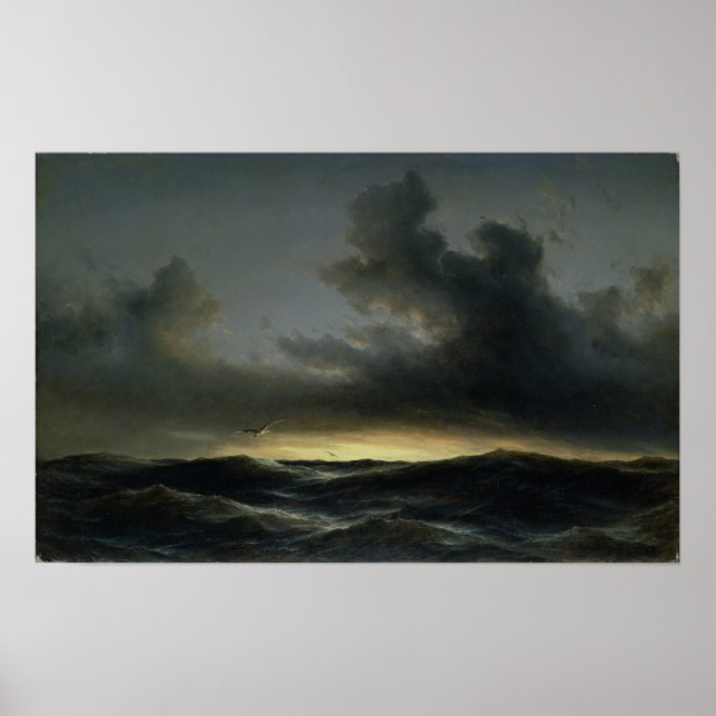 Póster Marine Solitude, 1852 (Frente)