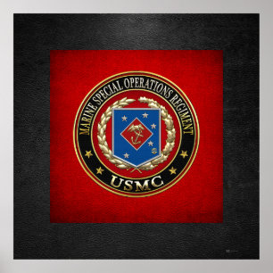 Póster Marine Special Operations Regiment (MSOR) [3D]