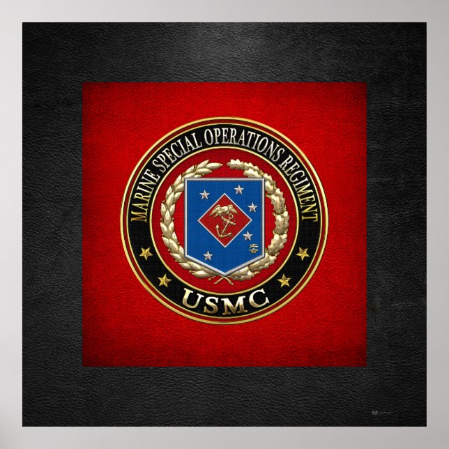 Póster Marine Special Operations Regiment (MSOR) [3D] (Frente)
