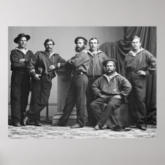 Póster Marineros de la Guerra Civil: 1860