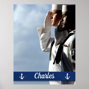 Póster Marineros de la Marina Personalizados