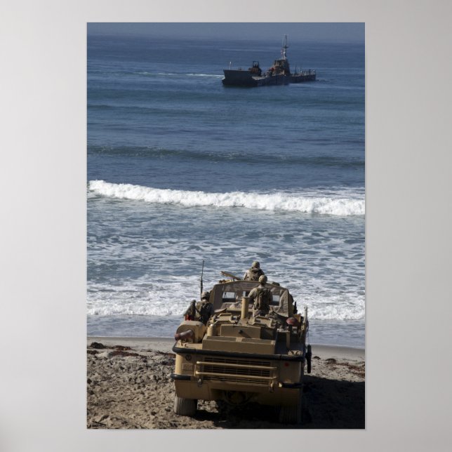 Póster Marines anticipate the arrival (Frente)