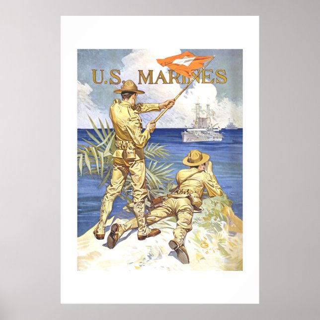 Póster Marines de Estados Unidos (Frente)